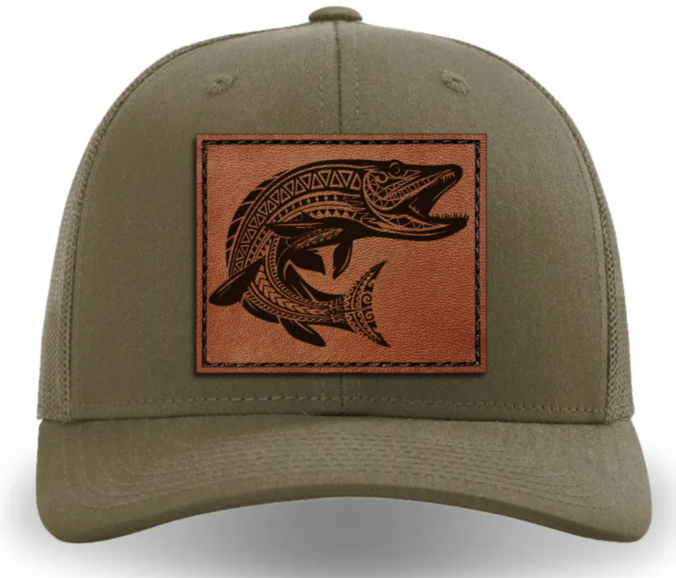 Leather Patch Hat - Muskie