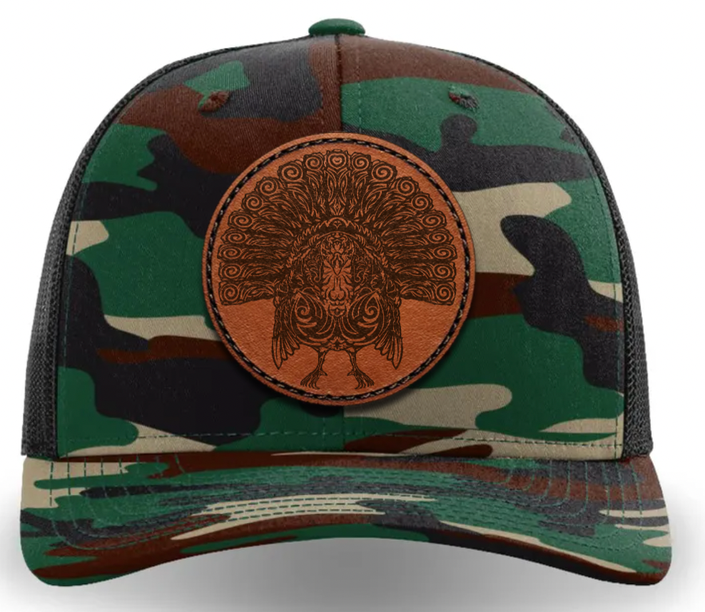 Leather Patch Hat - Wild Turkey