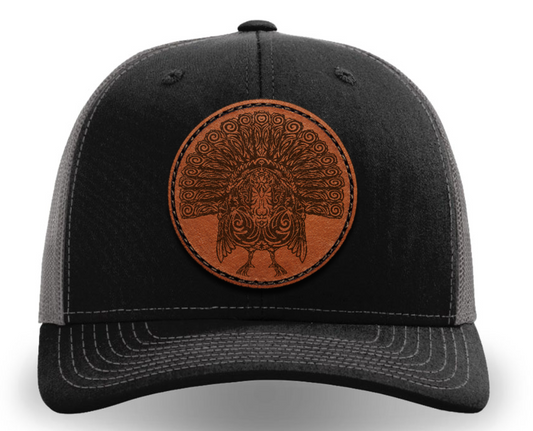 Leather Patch Hat - Wild Turkey - Tribewear Outdoors