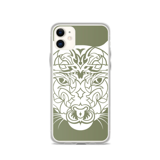 iPhone Case - Mountain Lion - Forest Green