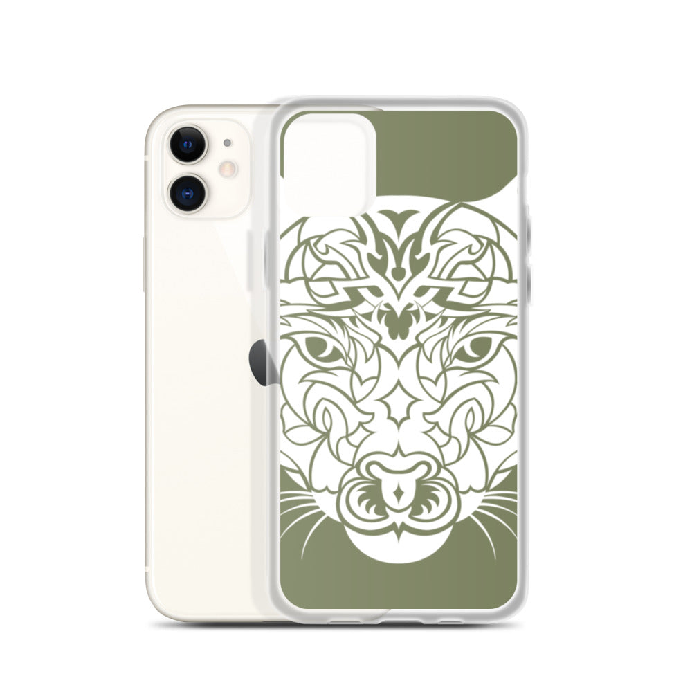 iPhone Case - Mountain Lion - Forest Green