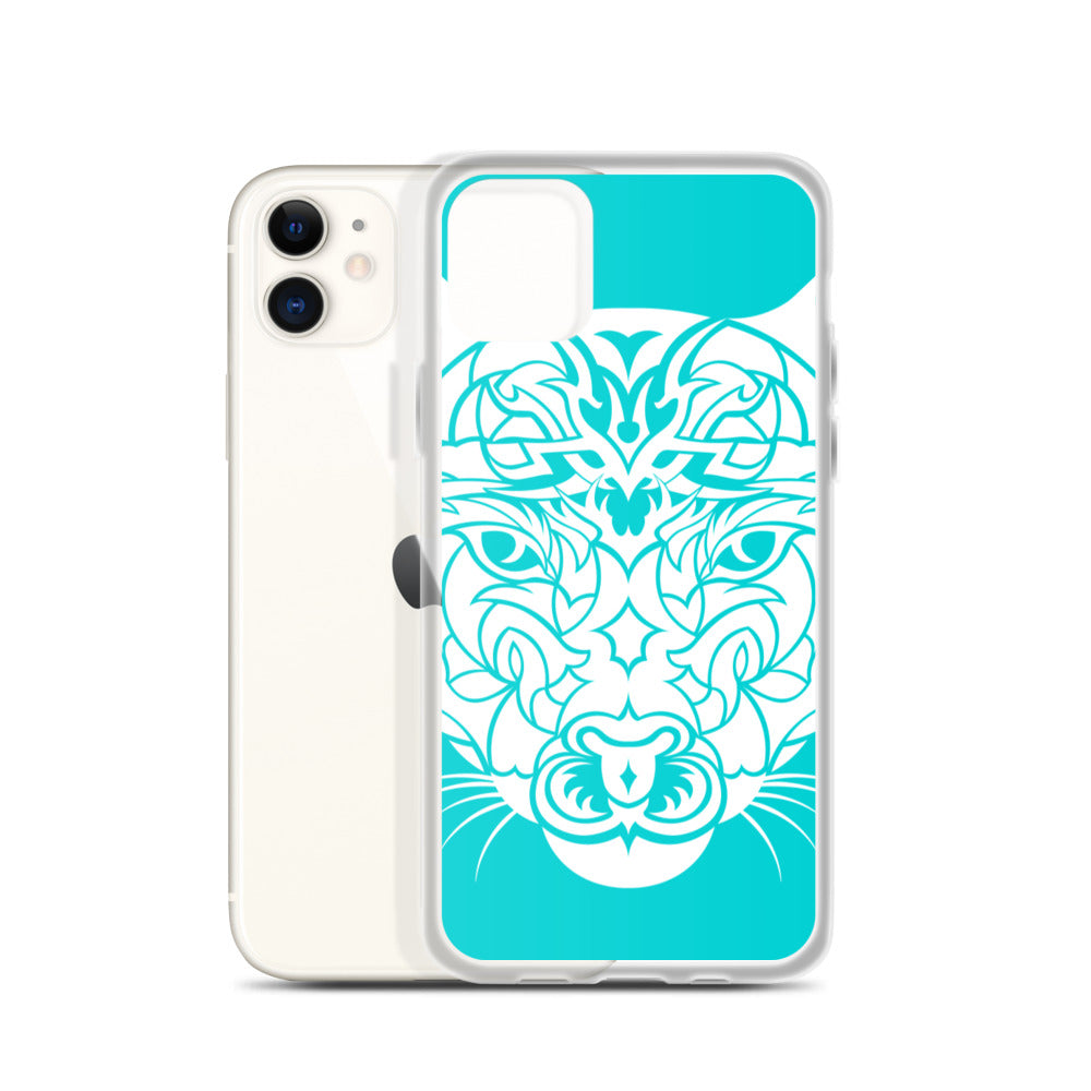 iPhone Case - Mountain Lion - Turquoise