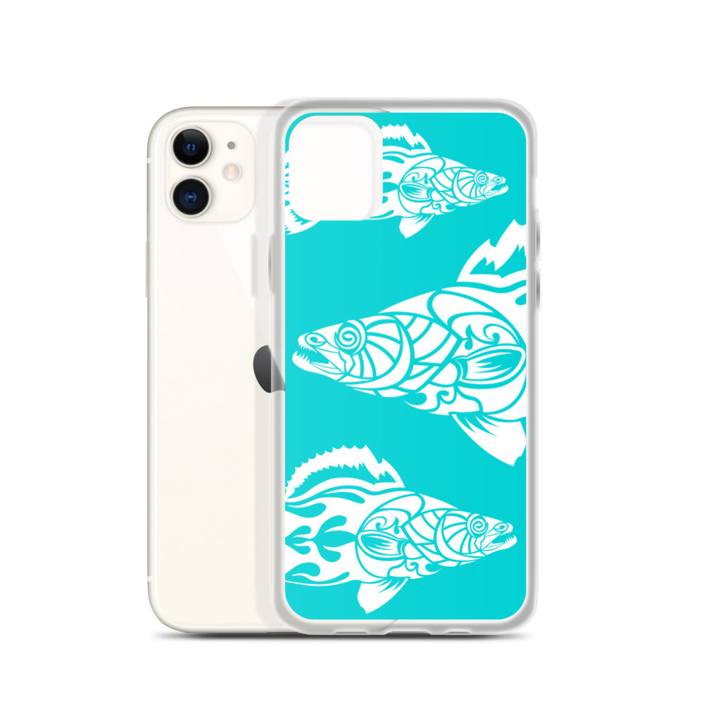 iPhone Case- Walleye - Turquoise