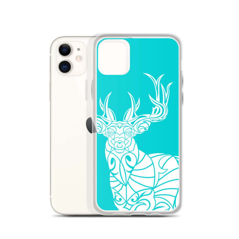 iPhone Case - Whitetail Deer - Turquoise