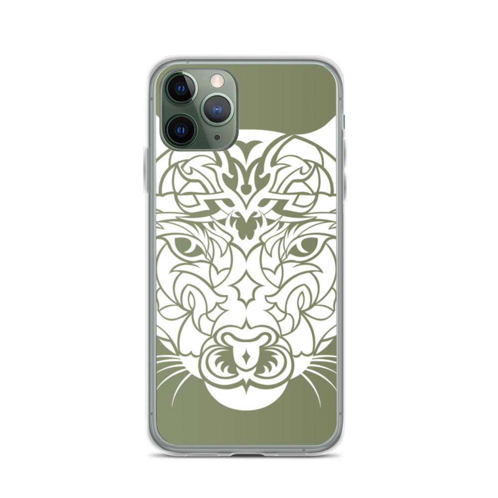 iPhone Case - Mountain Lion - Forest Green