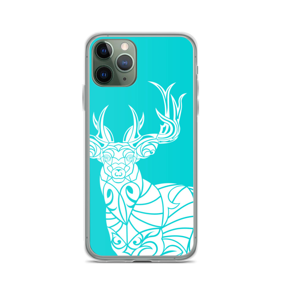 iPhone Case - Whitetail Deer - Turquoise