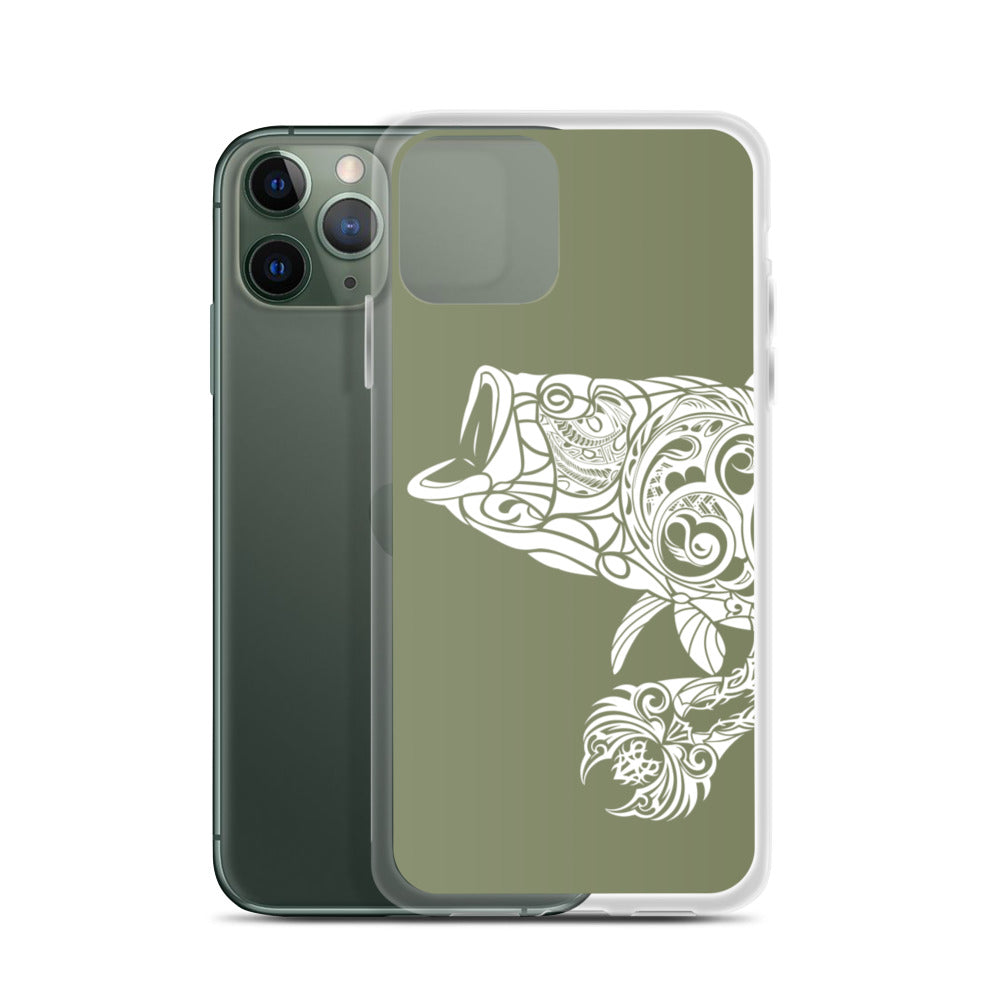 iPhone Case - Largemouth Bass - Forest Green