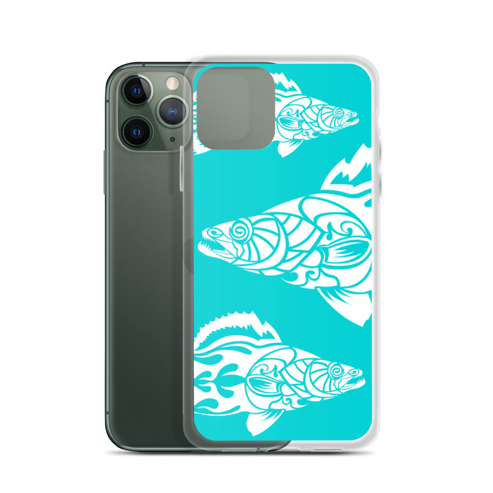 iPhone Case- Walleye - Turquoise