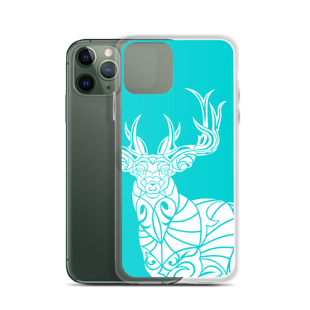 iPhone Case - Whitetail Deer - Turquoise