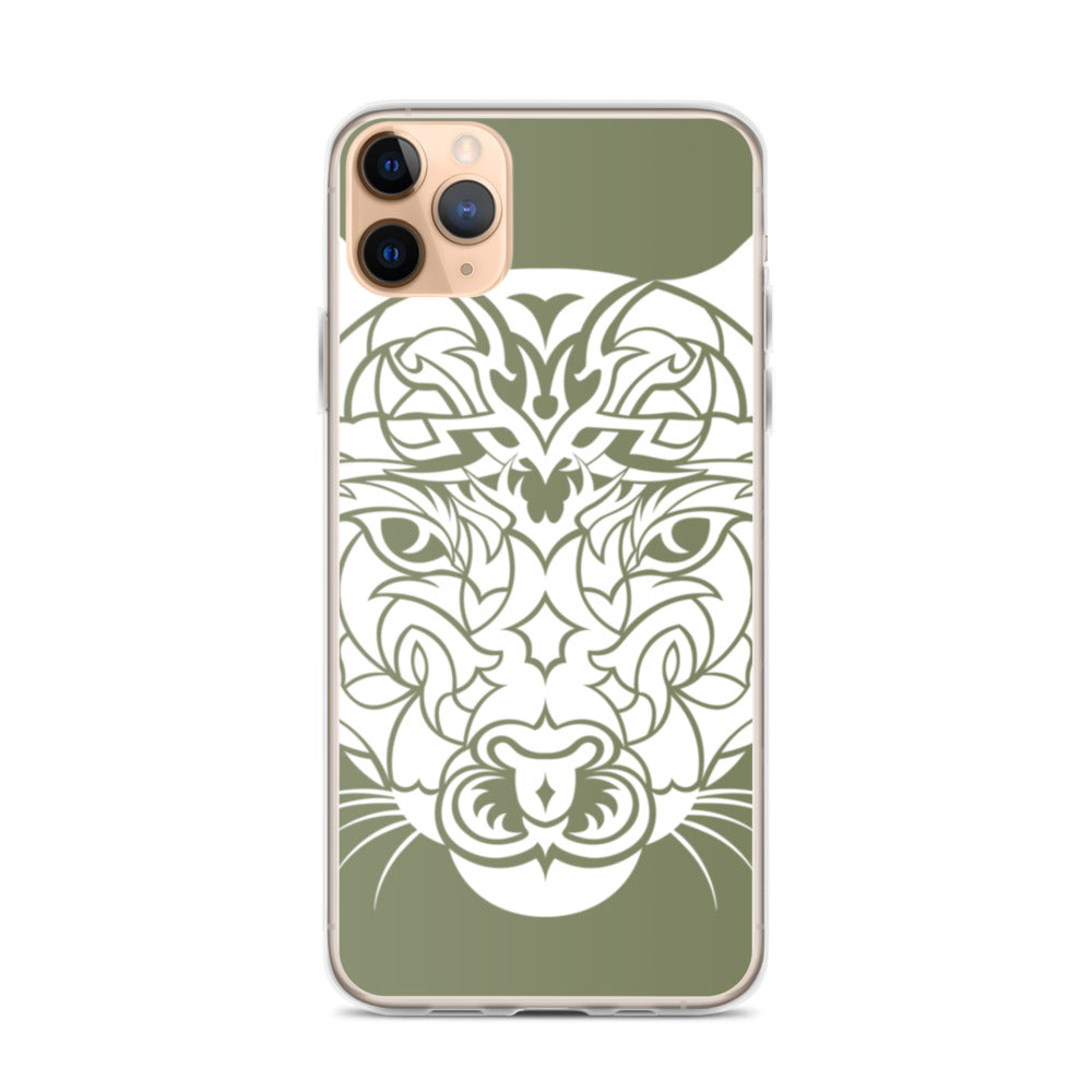 iPhone Case - Mountain Lion - Forest Green
