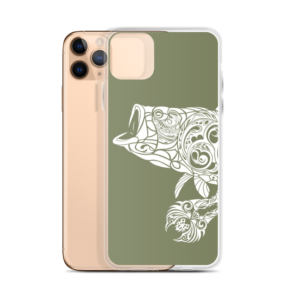 iPhone Case - Largemouth Bass - Forest Green