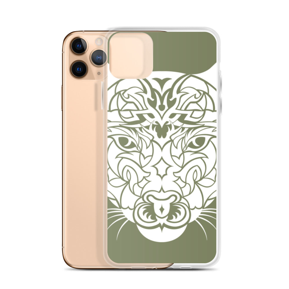 iPhone Case - Mountain Lion - Forest Green