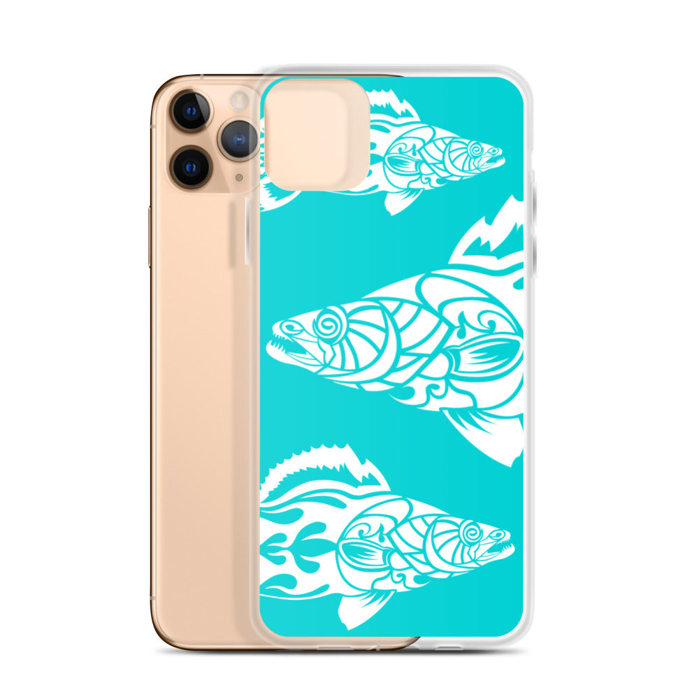 iPhone Case- Walleye - Turquoise