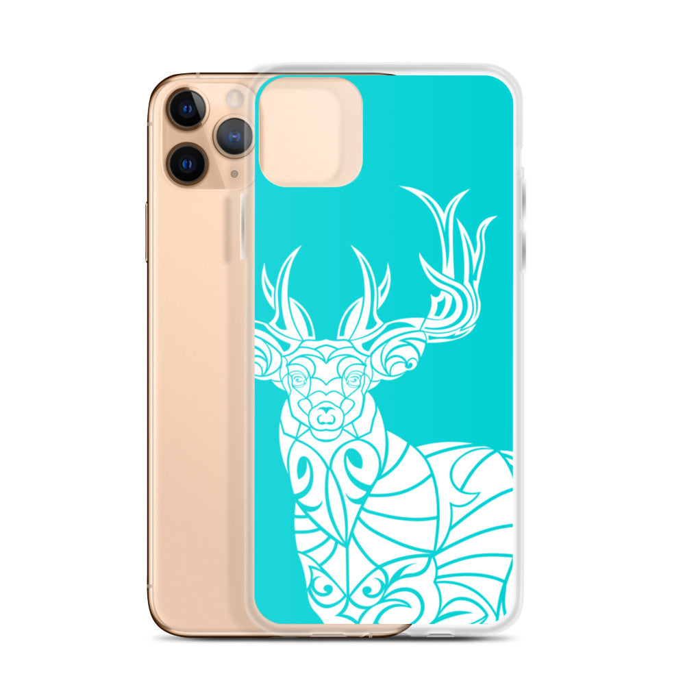 iPhone Case - Whitetail Deer - Turquoise