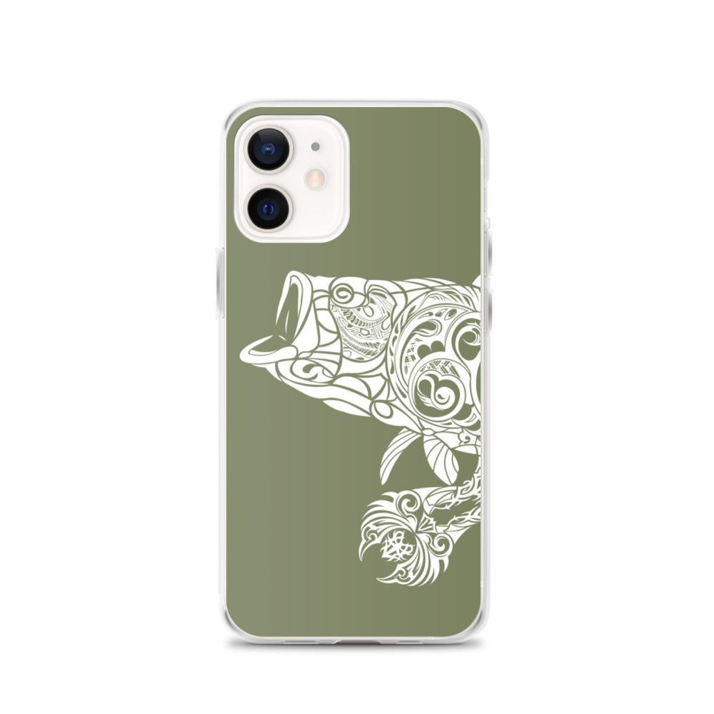 iPhone Case - Largemouth Bass - Forest Green