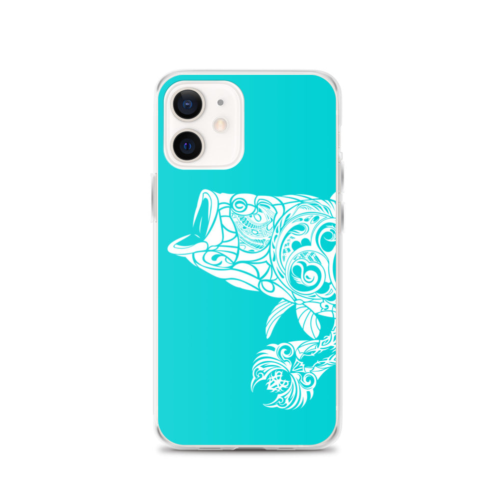 iPhone Case - Largemouth Bass - Turquosie