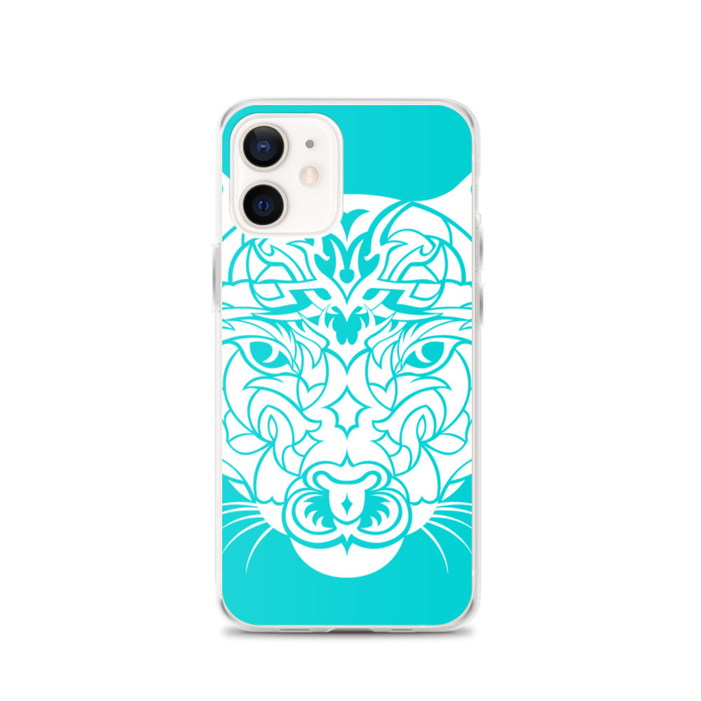 iPhone Case - Mountain Lion - Turquoise