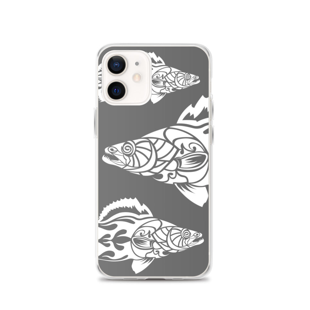 iPhone Case- Walleye - Grey