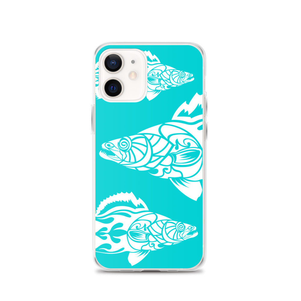 iPhone Case- Walleye - Turquoise