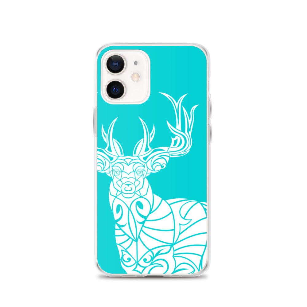 iPhone Case - Whitetail Deer - Turquoise