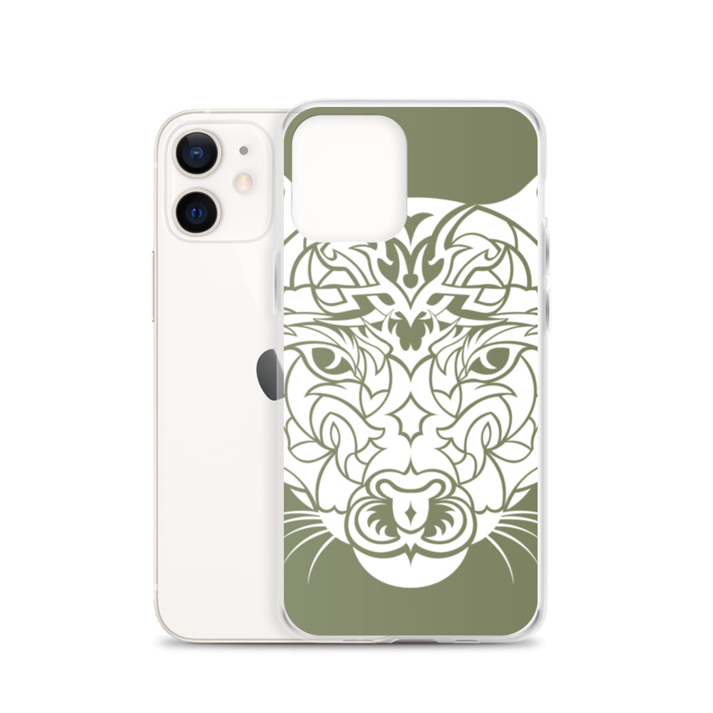 iPhone Case - Mountain Lion - Forest Green
