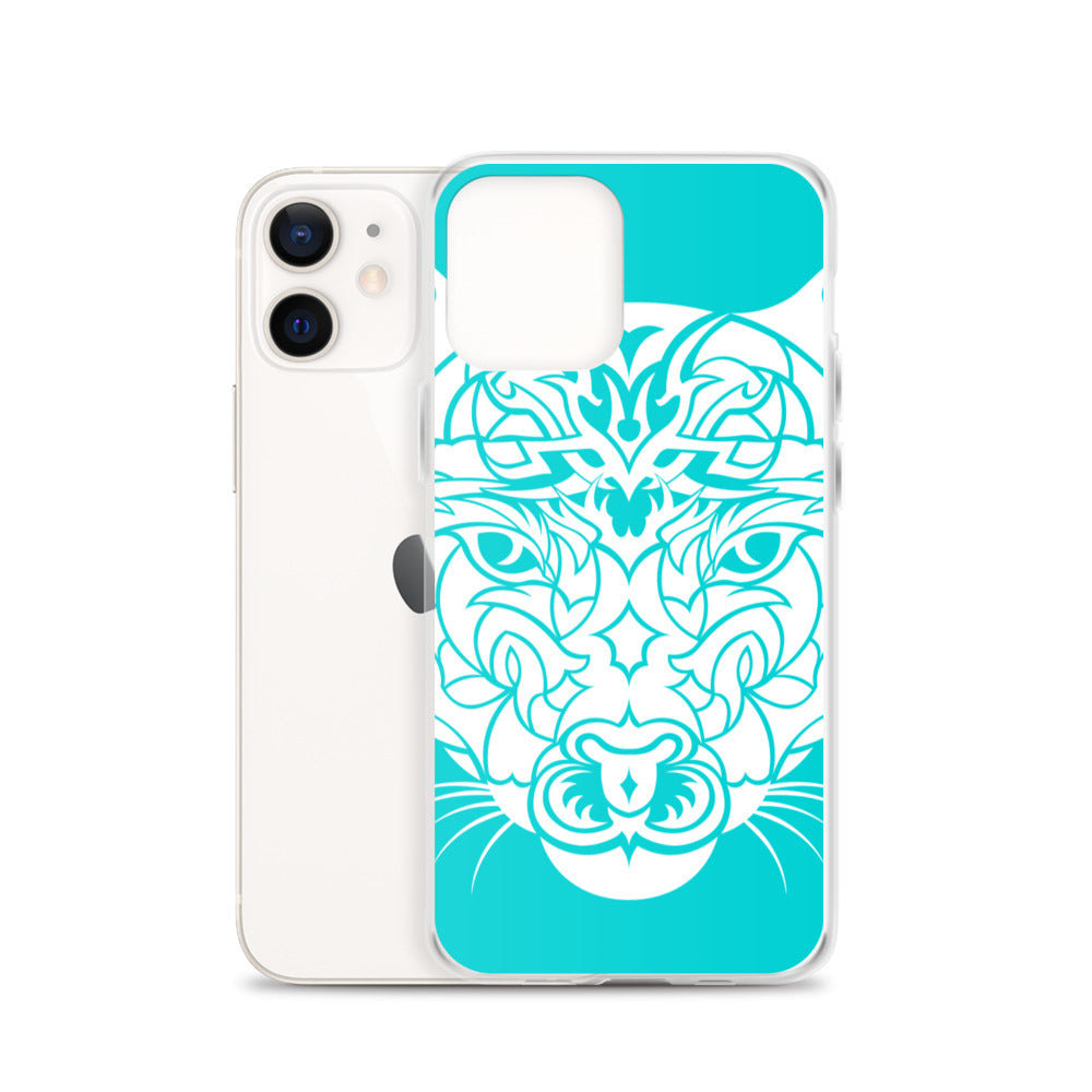 iPhone Case - Mountain Lion - Turquoise
