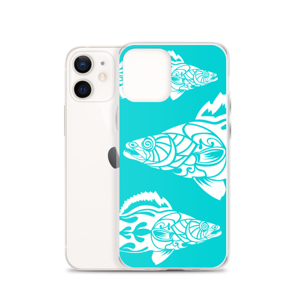 iPhone Case- Walleye - Turquoise