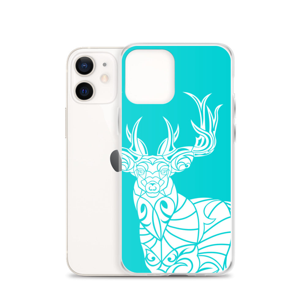 iPhone Case - Whitetail Deer - Turquoise