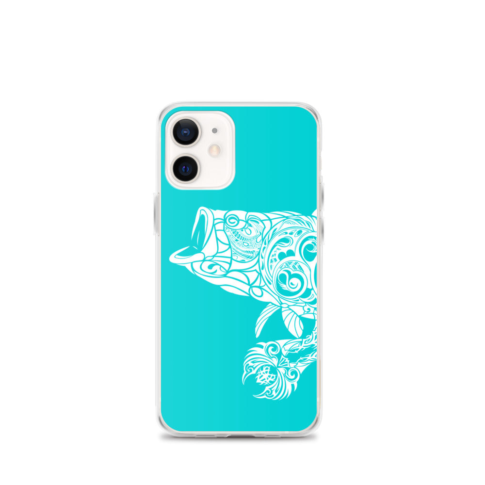 iPhone Case - Largemouth Bass - Turquosie