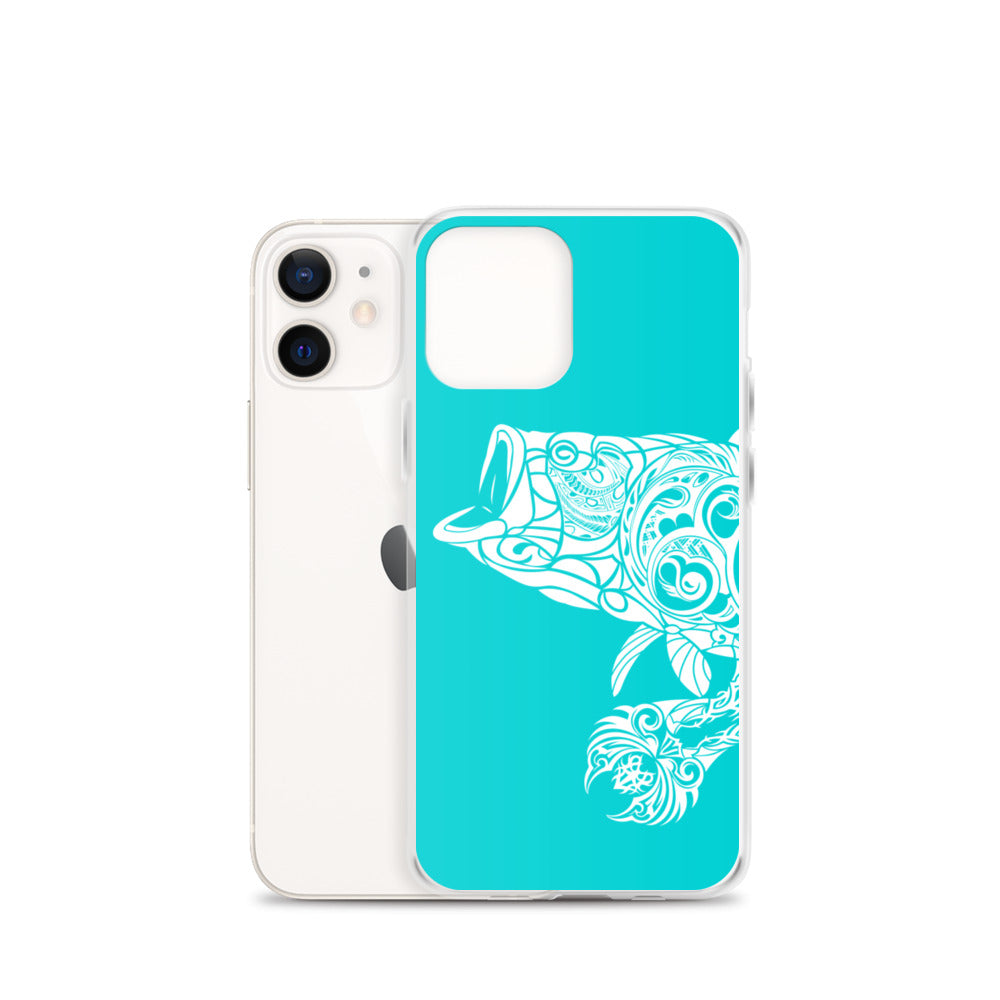 iPhone Case - Largemouth Bass - Turquosie