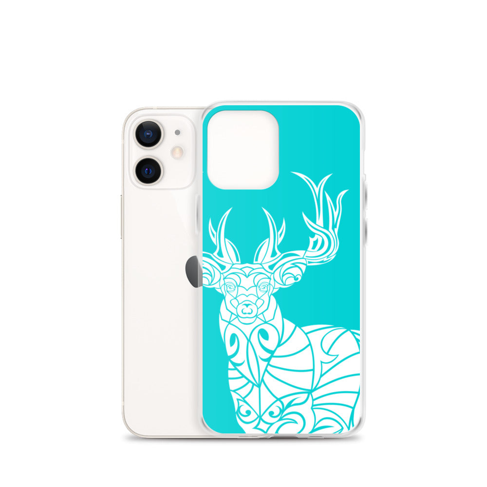 iPhone Case - Whitetail Deer - Turquoise