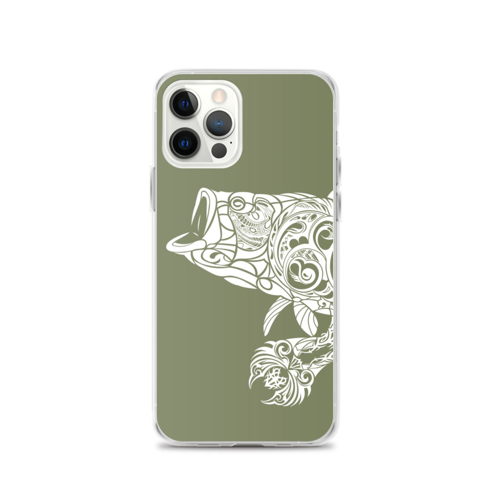 iPhone Case - Largemouth Bass - Forest Green