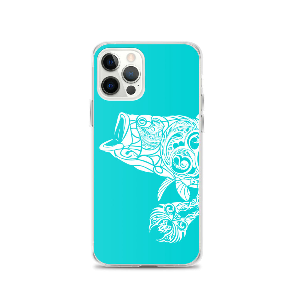iPhone Case - Largemouth Bass - Turquosie