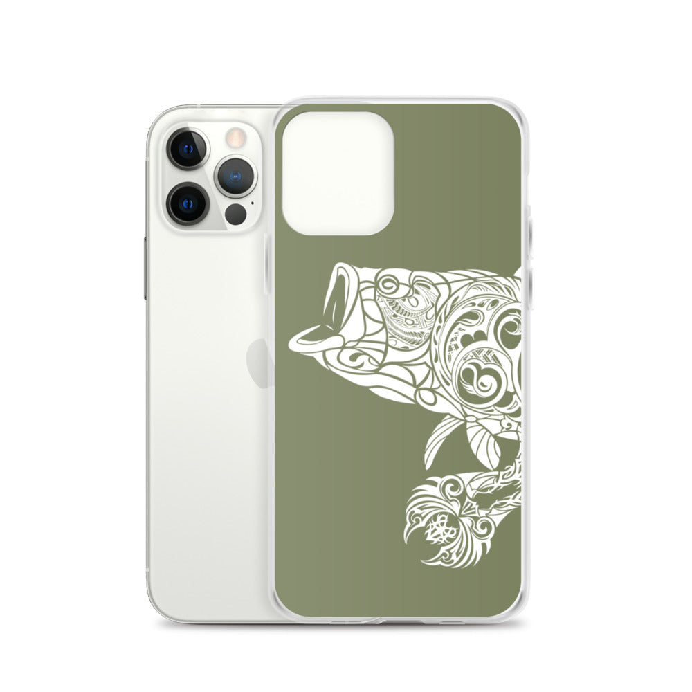 iPhone Case - Largemouth Bass - Forest Green