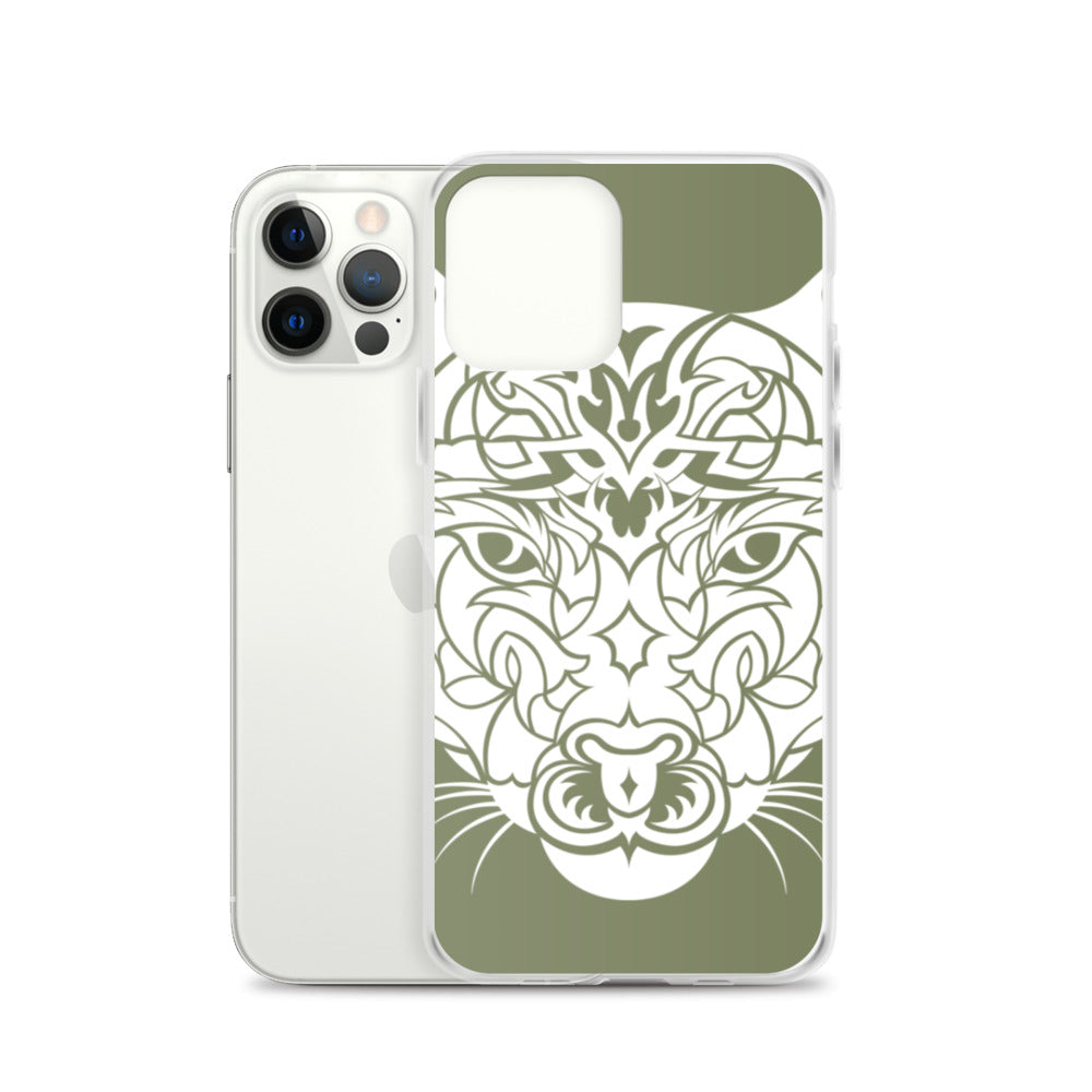 iPhone Case - Mountain Lion - Forest Green