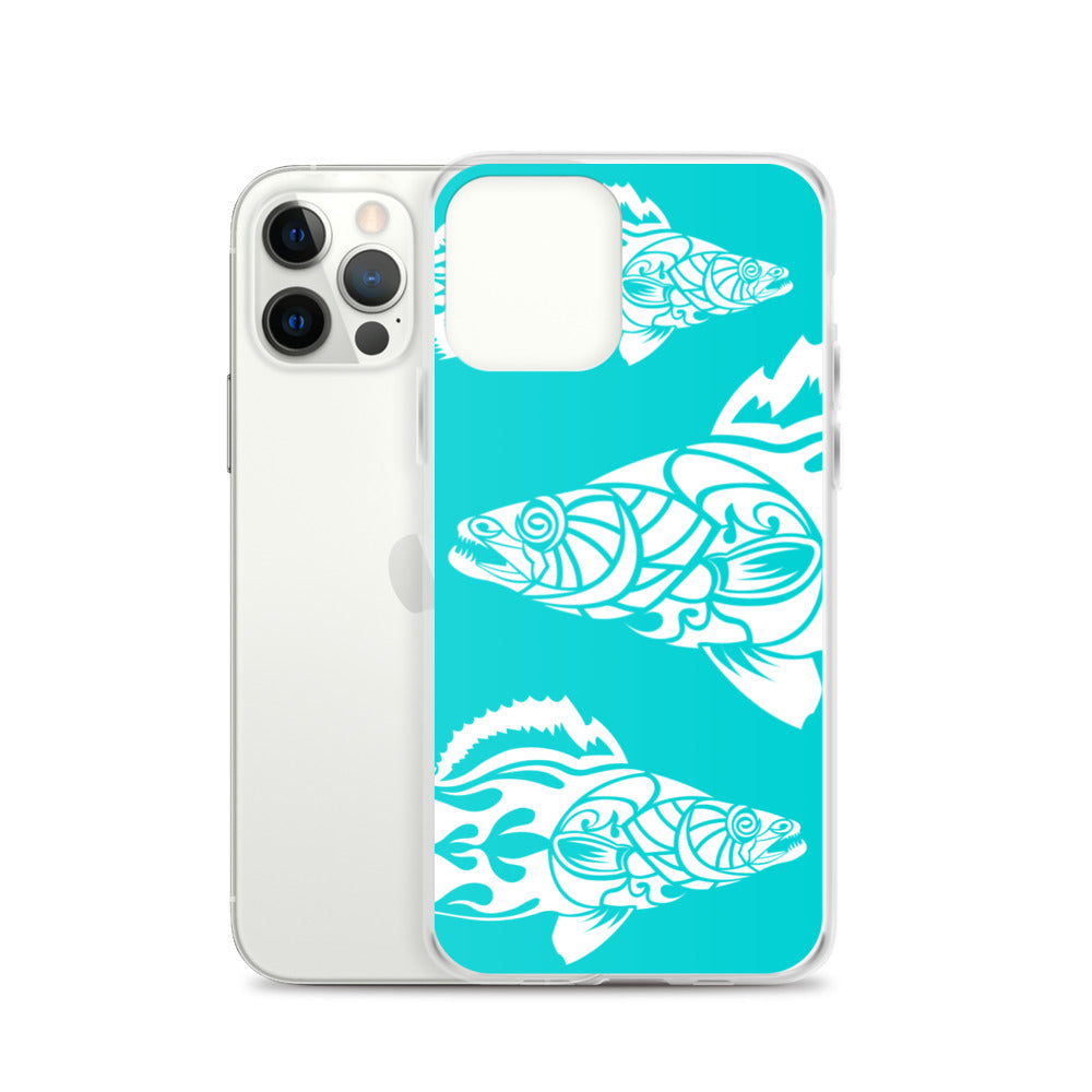 iPhone Case- Walleye - Turquoise
