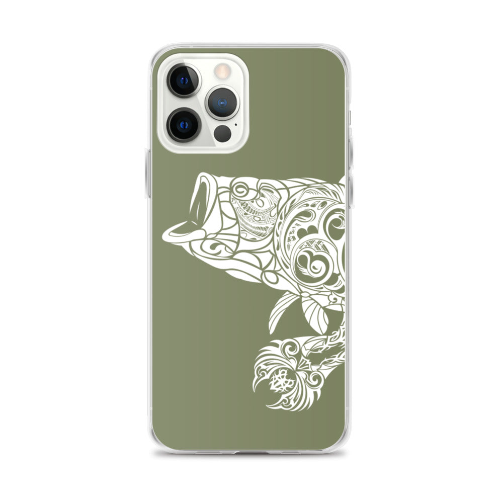 iPhone Case - Largemouth Bass - Forest Green