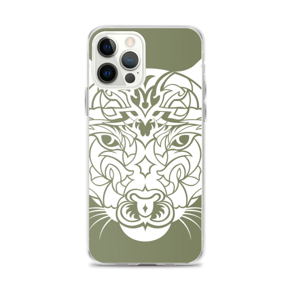 iPhone Case - Mountain Lion - Forest Green