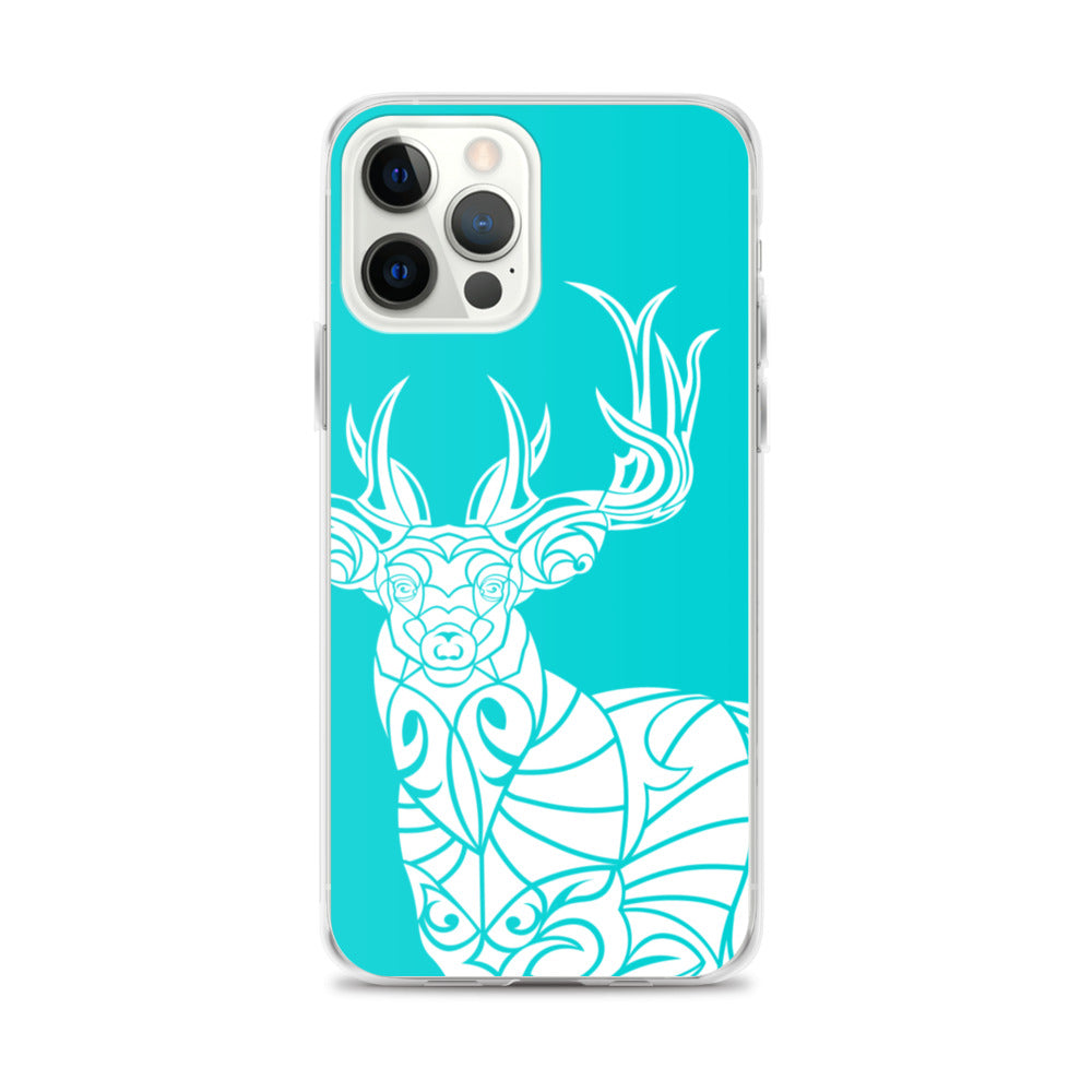 iPhone Case - Whitetail Deer - Turquoise