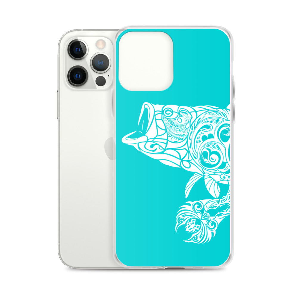 iPhone Case - Largemouth Bass - Turquosie
