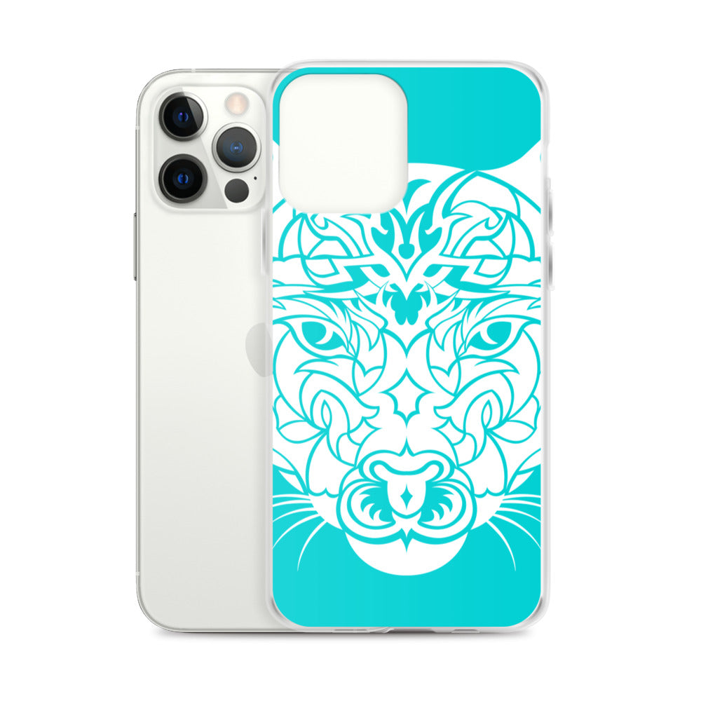 iPhone Case - Mountain Lion - Turquoise