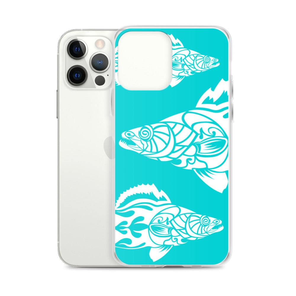 iPhone Case- Walleye - Turquoise