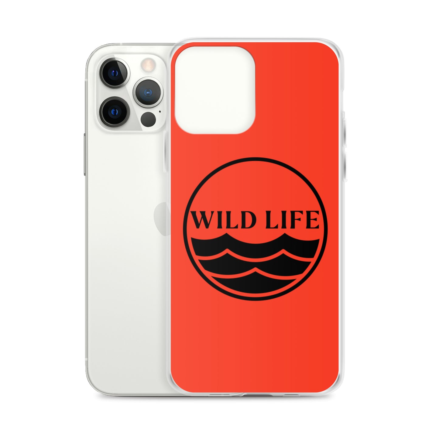 WILD LIFE iPhone Case - Fire Orange