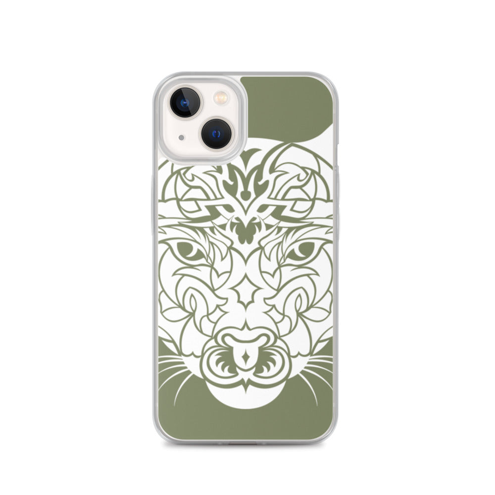 iPhone Case - Mountain Lion - Forest Green