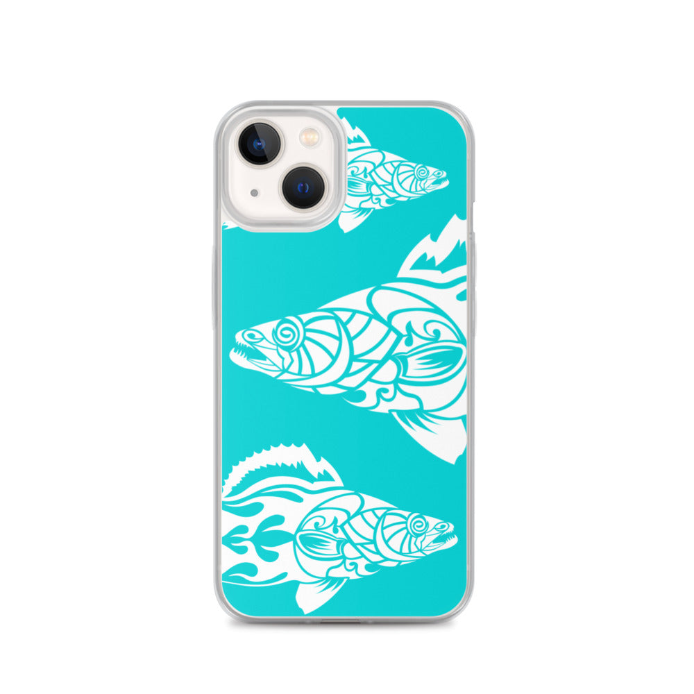 iPhone Case- Walleye - Turquoise