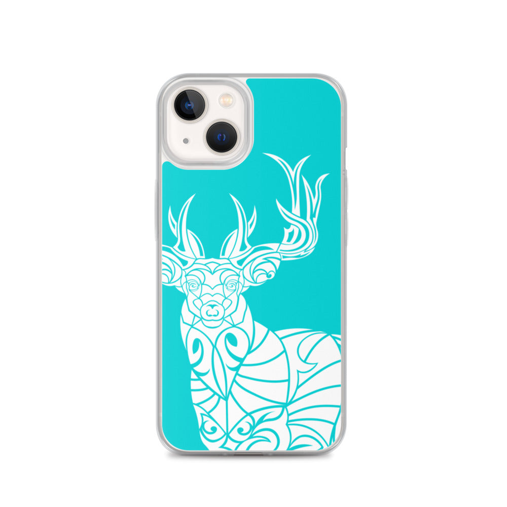 iPhone Case - Whitetail Deer - Turquoise