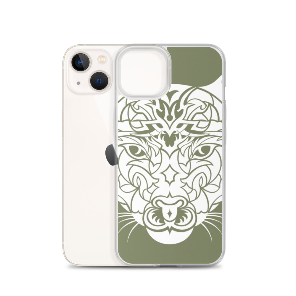 iPhone Case - Mountain Lion - Forest Green