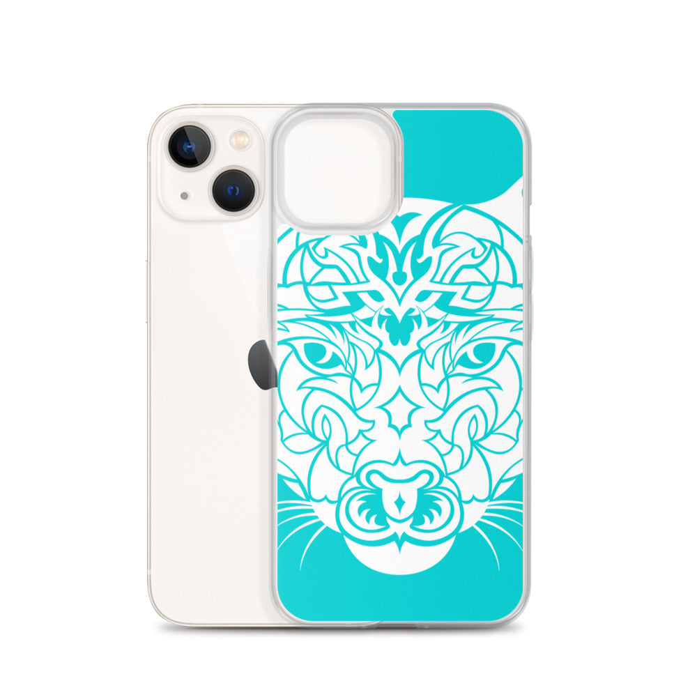 iPhone Case - Mountain Lion - Turquoise