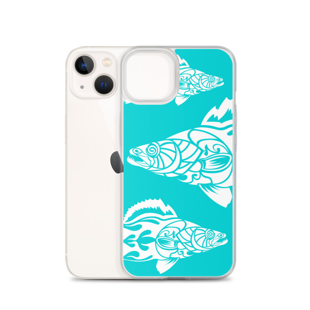 iPhone Case- Walleye - Turquoise