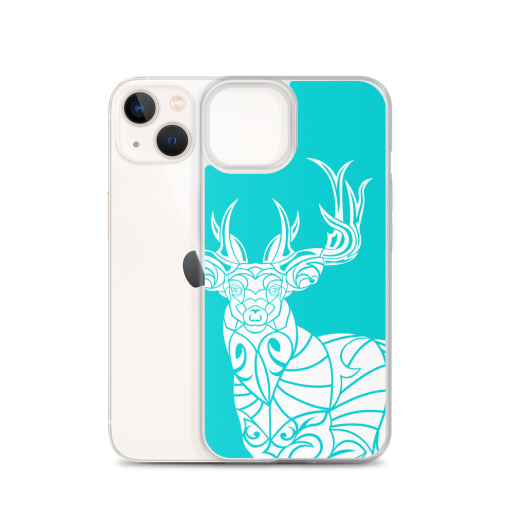 iPhone Case - Whitetail Deer - Turquoise